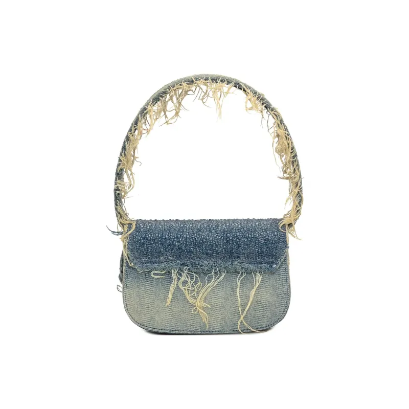 DIESEL 1DR Logo Detailed Shoulder Bag-3