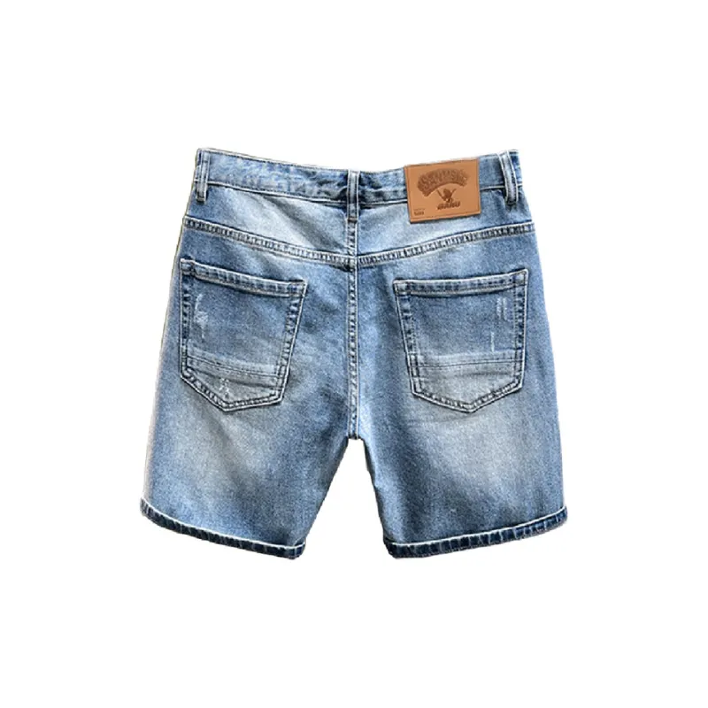 SANTASTIC Denim Shorts Men's Blue-1