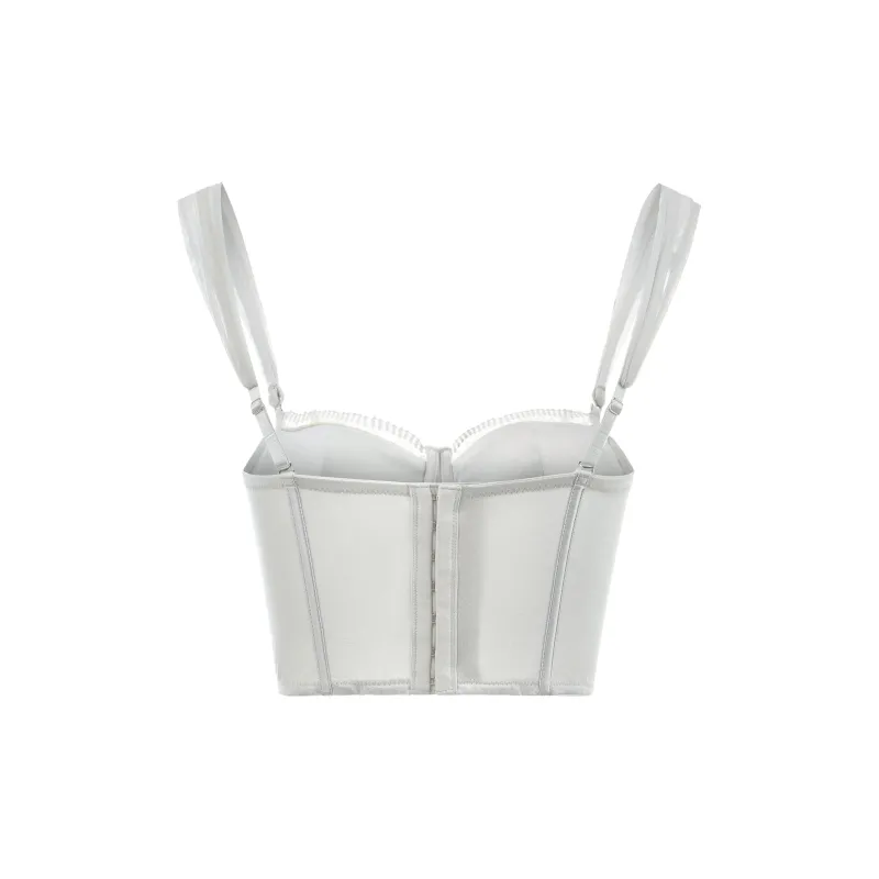 Yiner Life Camisole With Anti-Sagging Technology Women's Silver Gray-2