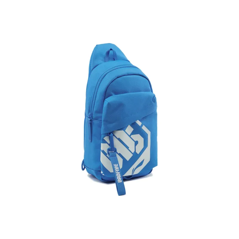 LiNing Polyester One Shoulder Crossbody Bag, Sling Bag Regular Unisex Interstellar Blue-1