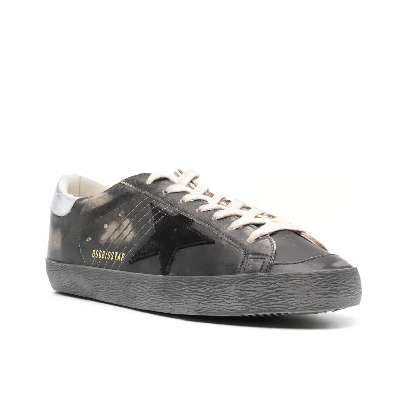 Golden Goose Super Star Low Top Skateboard Shoes Men's Black-2