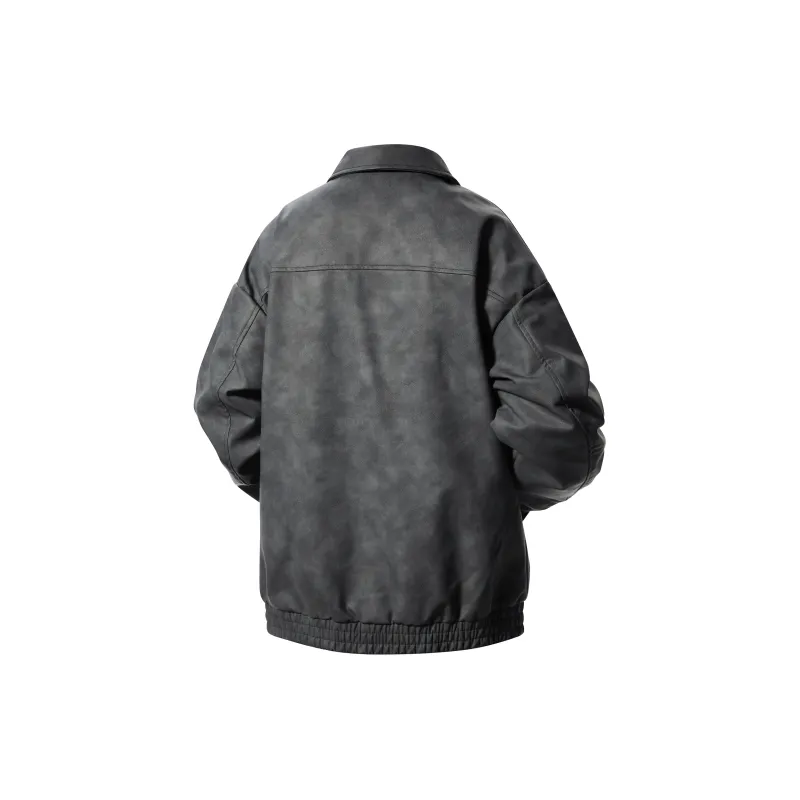 ZMOH Leather Jacket Unisex Couple's-3