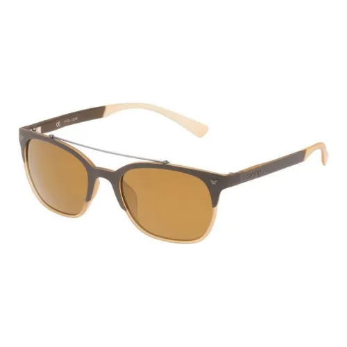 Police Injection Molded Glass Aviator Sunglasses Unisex Black