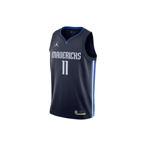 Jordan X NBA Dallas Cowboys Basketball Jerseys Men Dark Blue