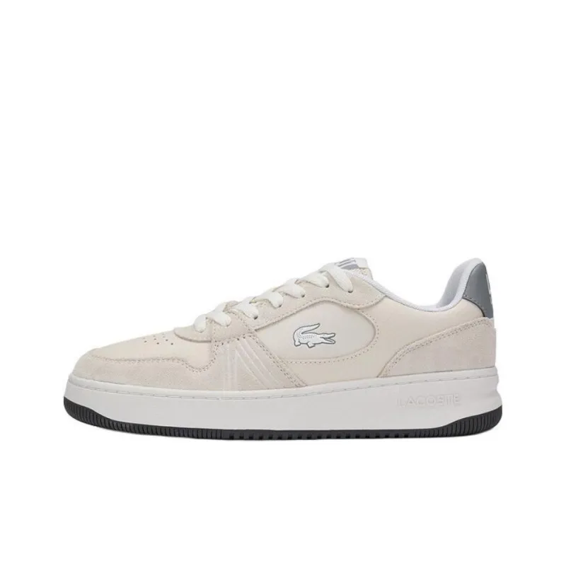LACOSTE Low Top Skateboard Shoes Men's Ecru-0