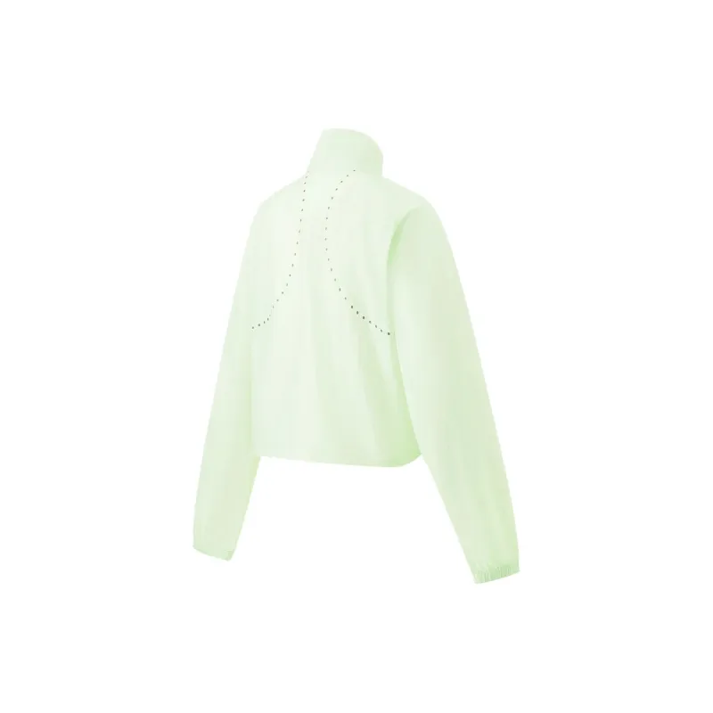 LiNing Running Collection Trench Coat Women's Fairy Fruit Green-1