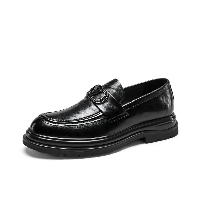 YEARCON Loafers Men Black-5