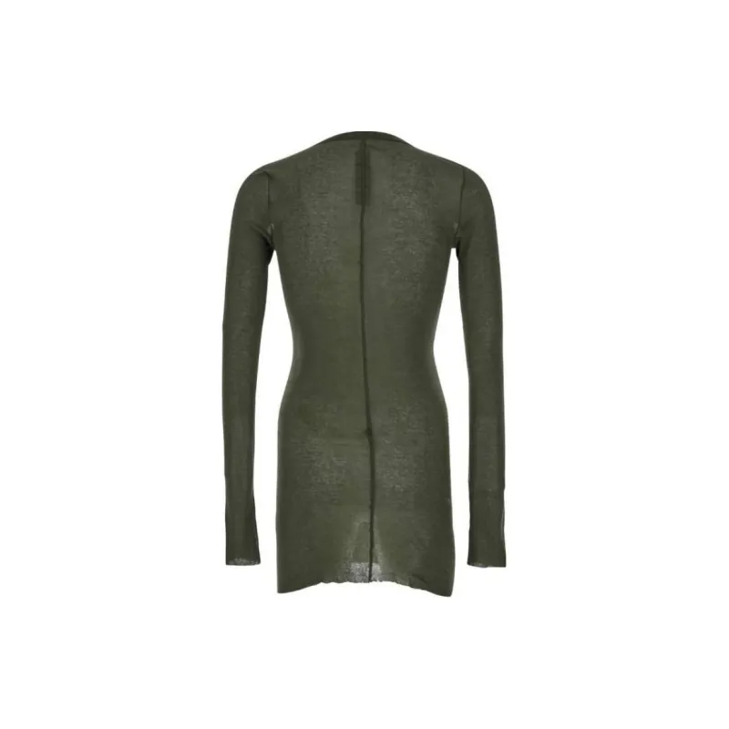 RICK OWENS Long Sleeved Semi Sheer Top-1