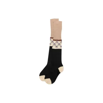 PRADA FW23 Knee-High Socks Women's 1 Pack Black