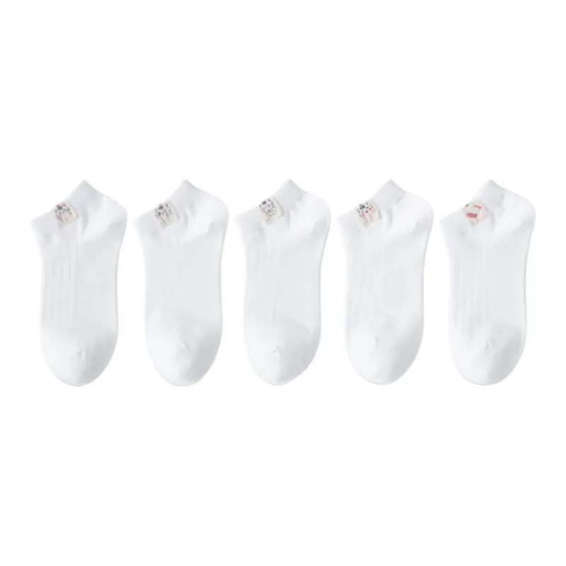 MIIOW Ankle Socks Women's 5 Pack-0