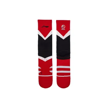 LiNing Basketball Socks Men's Combo Set Red Black