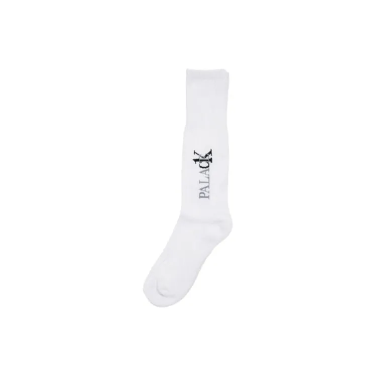 PALACE X Calvin Klein Socks 'Classic White'-0