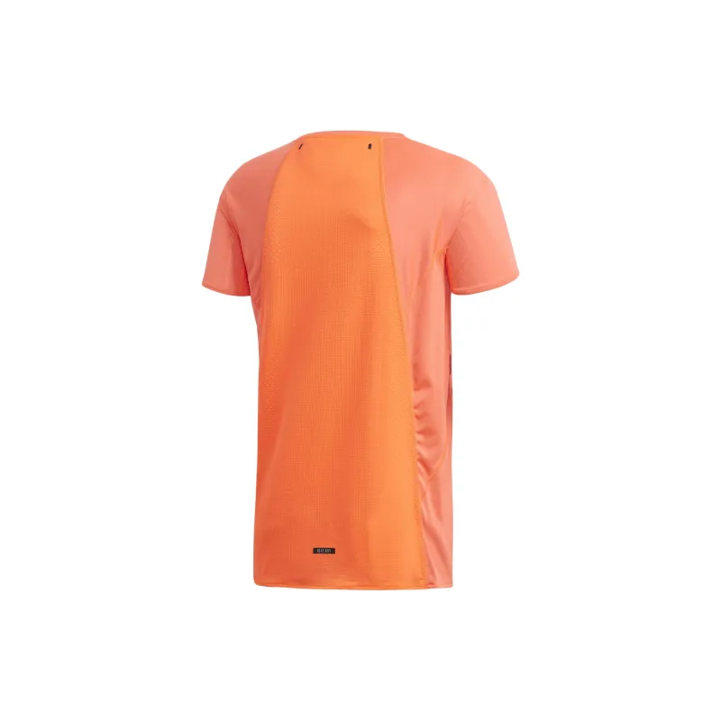 Adidas T Shirt Men's Orange Red-1