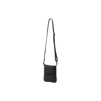 Yohji Yamamoto Cow Leather Shoulder Bag Crossbody Bag Unisex Black