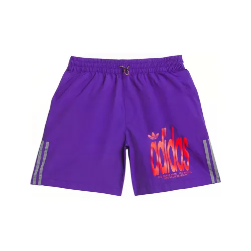 Adidas Casual Shorts Unisex Purple