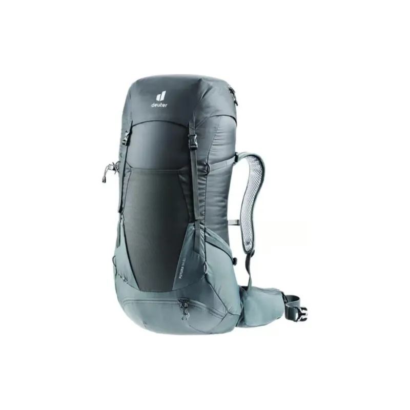 DEUTER Polyester Outdoor Hiking Bag Backpacks Unisex Black Gray Color-1