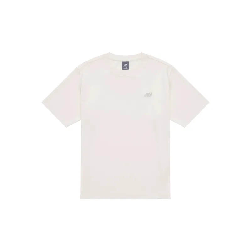 New Balance Runners T Shirt Unisex Ivory White-1