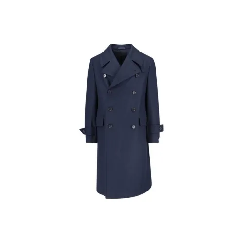 CARUSO Coats Men Blue