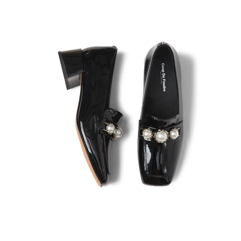 Coup De Foudre Loafers Women's Black/Ecru-2