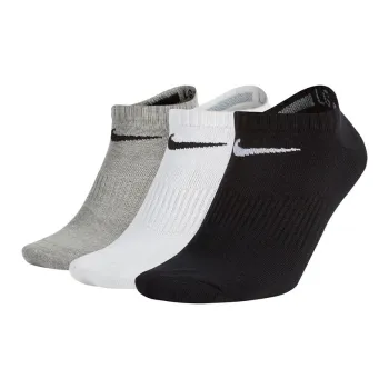 Nike Ankle Socks Unisex 3 Pack Gray/White/Black