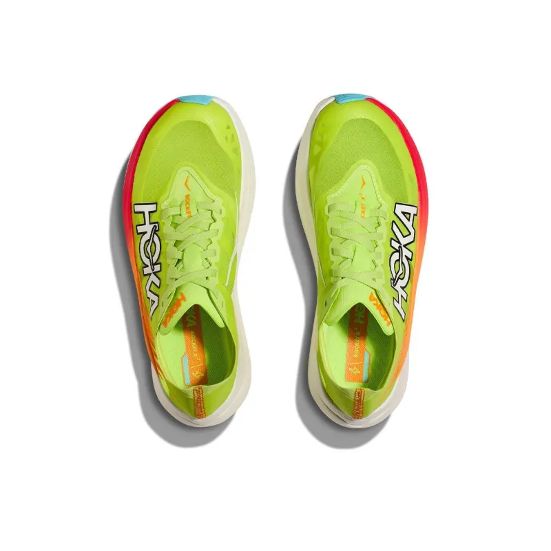 HOKA ONE ONE Rocket X 2 Lettuce Solar Flare-2