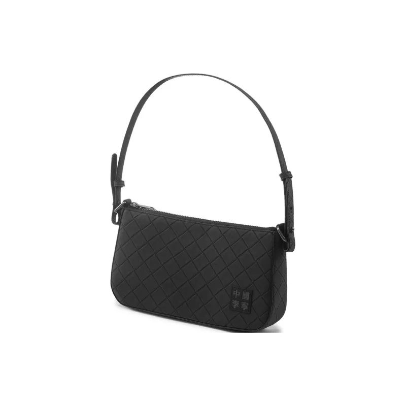 LiNing Vital Series Polyurethane Handbag Shoulder Bag Women's Black-2