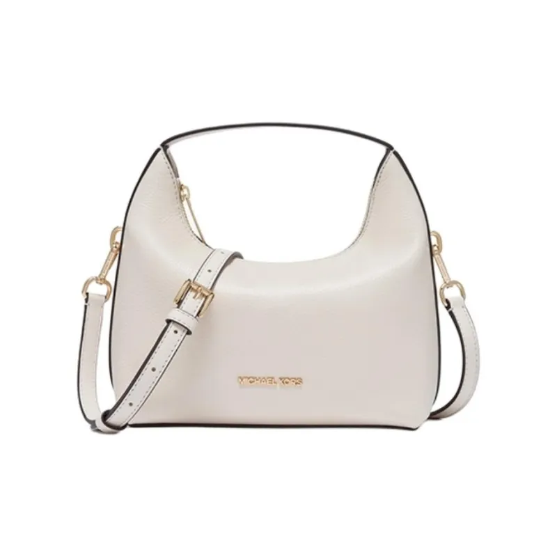 MICHAEL KORS Cow Leather Portable Crossbody Bag, Shoulder Bag Trumpets Women's Milk White-0