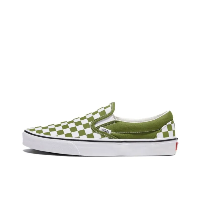 Vans Slip on Anti Slip Wear Resistant Low Top Skateboard Shoes Unisex Green-0