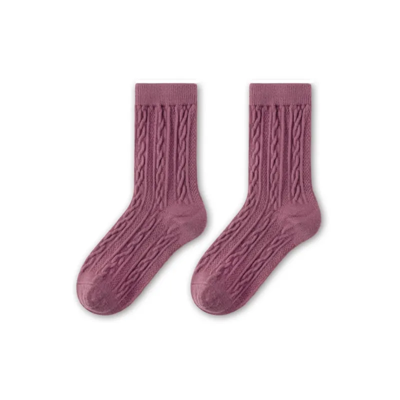 Caramella Mid Calf Socks Women's 1 Pack Solid Color-50