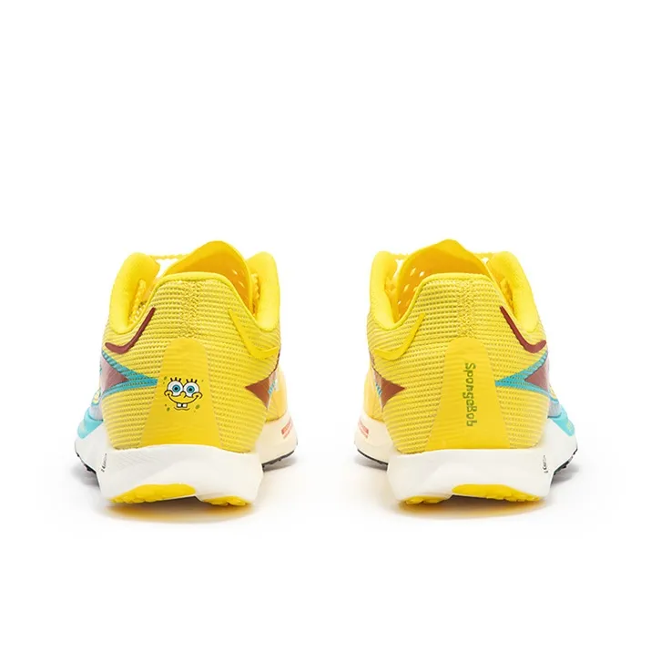 361° Speed Future Cushioning Anti-Slip Wear-Resistant Breathability Low-Top Casual Running Shoes Unisex Yellow Red-3