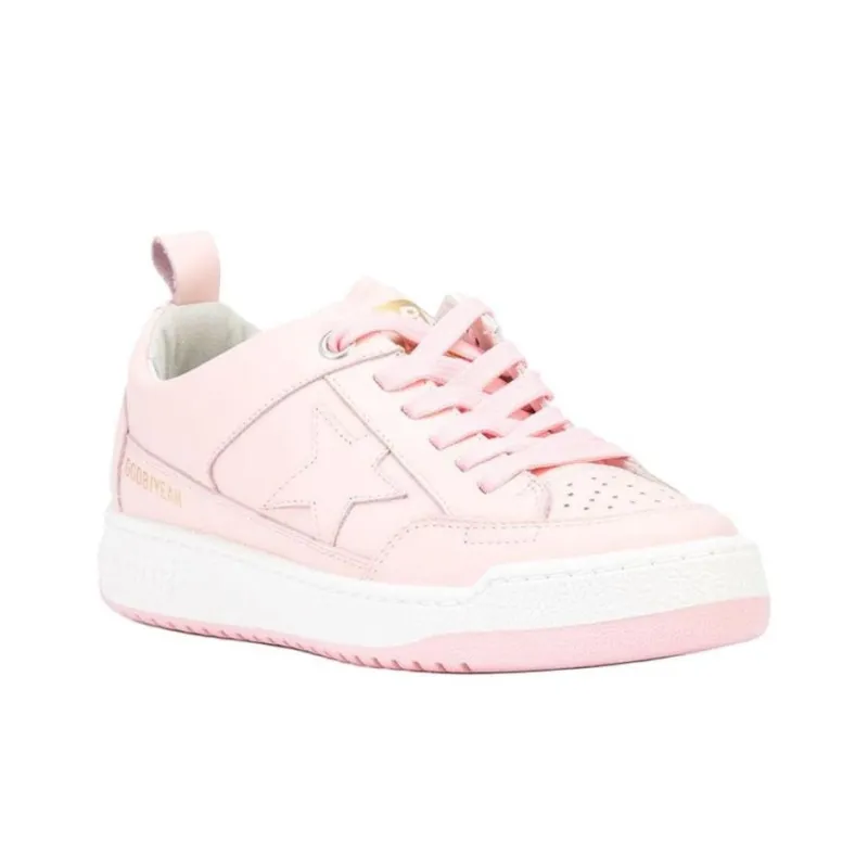 Golden Goose Yeah Skateboard Shoes Women's Low Top Pink-2