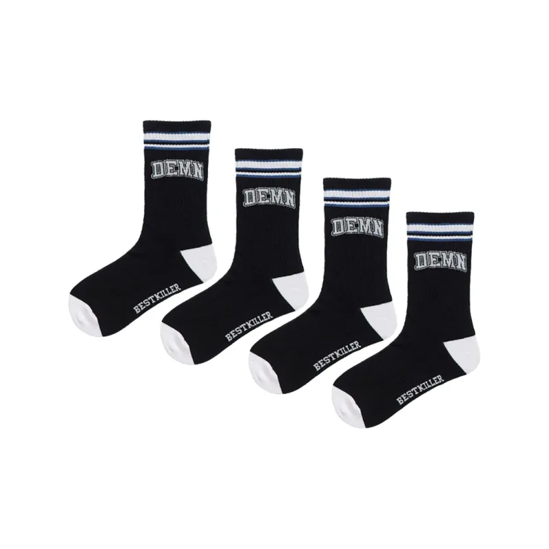 BTK Mid Calf Socks Unisex 4 Pack-0