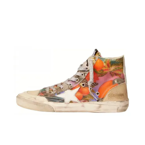 Golden Goose Francy Skateboard Shoes Women's High-Top Multicolor