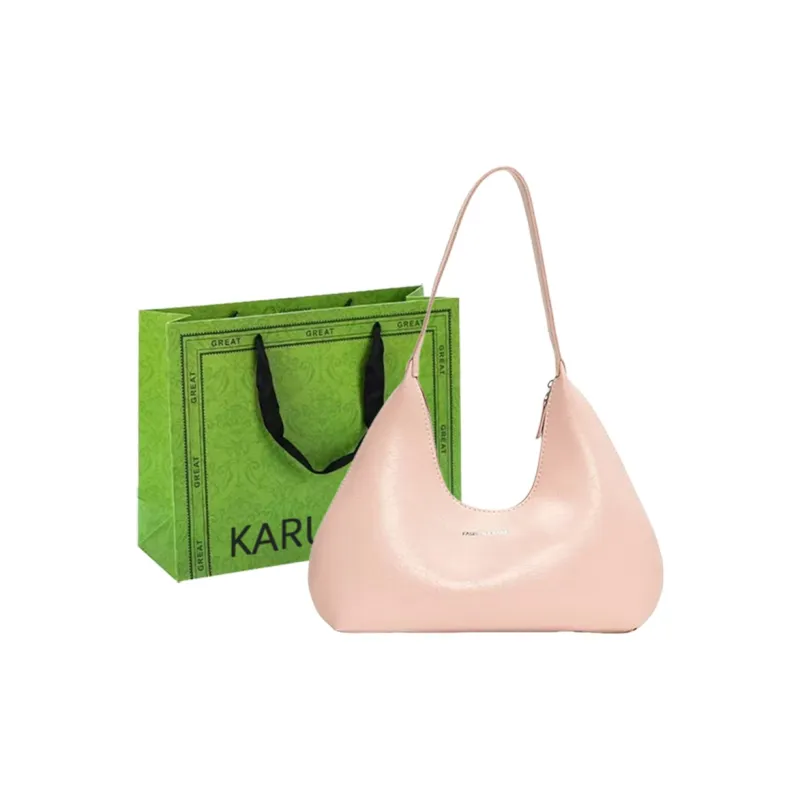 KARUISHA PU Shoulder Bag Regular Women's White/Silver/Black/Pink-0