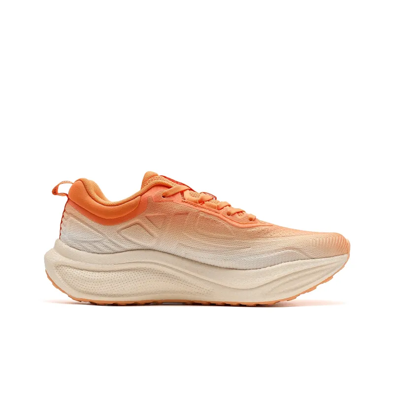 XTEP Cushioning Wear Resistant Low Top Running Shoes Men's Lava Orange/Light Apricot-1