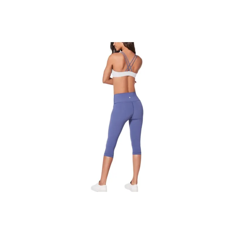 Lululemon Free To Be Bra Sports Underwear Women's Gray White Airflow-1