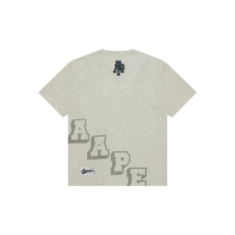 Aape Moonface Logo Printed Short Sleeve Tee-1