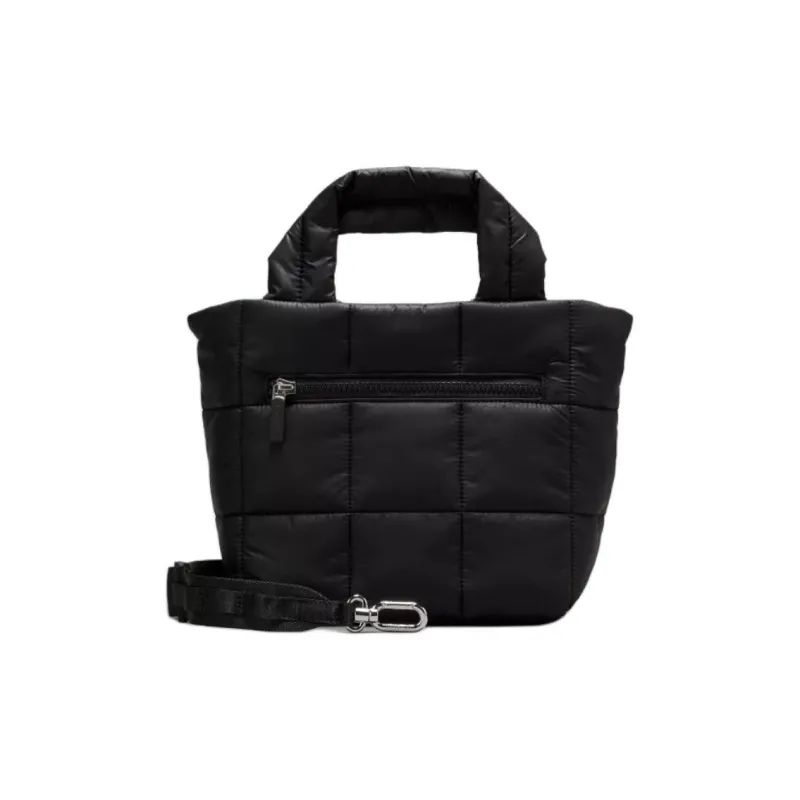 Lululemon Quilted Nylon Tote Bag Shopping Bag Shoulder Bag Handbag Regular Women's Black-1