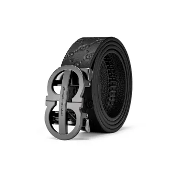 FAIRWHALE Top Grain Cow Leather Belts Men's Width 3.5CM