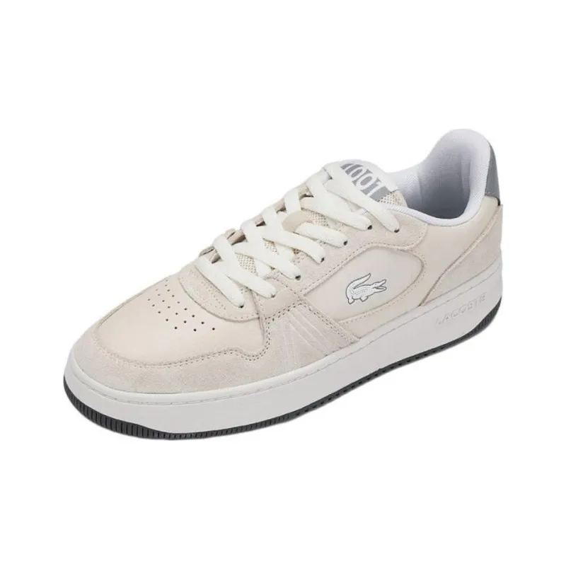 LACOSTE Low Top Skateboard Shoes Men's Ecru-2