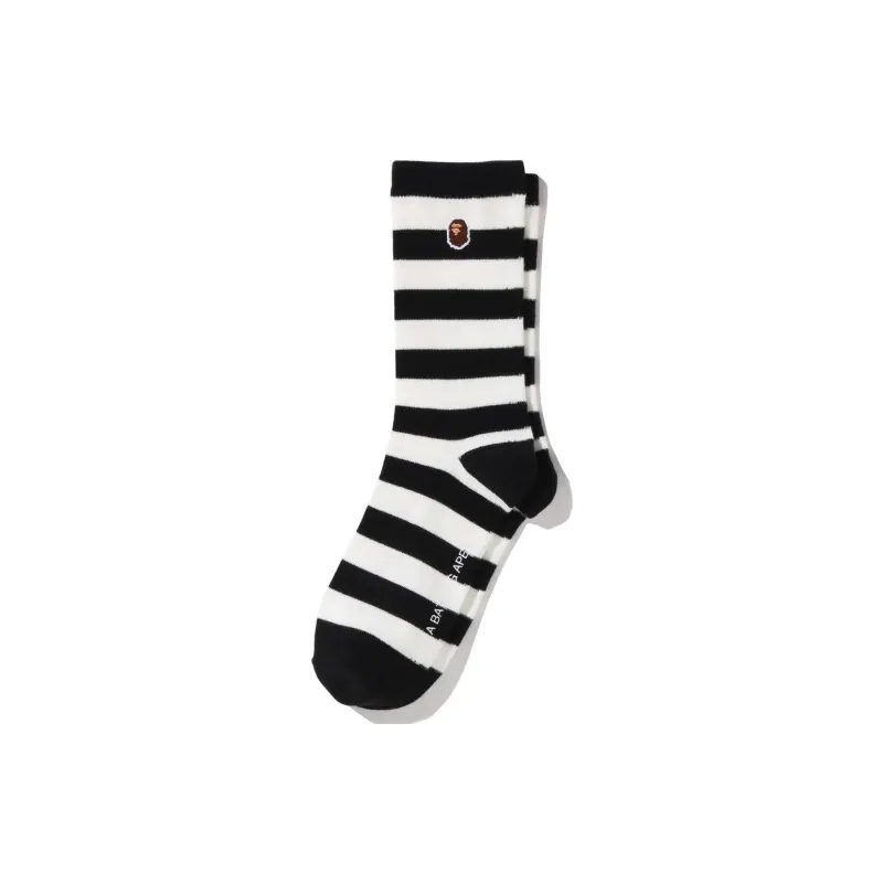 A BATHING APE Men Knee high Socks-0