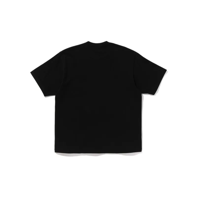 A BATHING APE Crest College Logo Relaxed Fit Tee-1