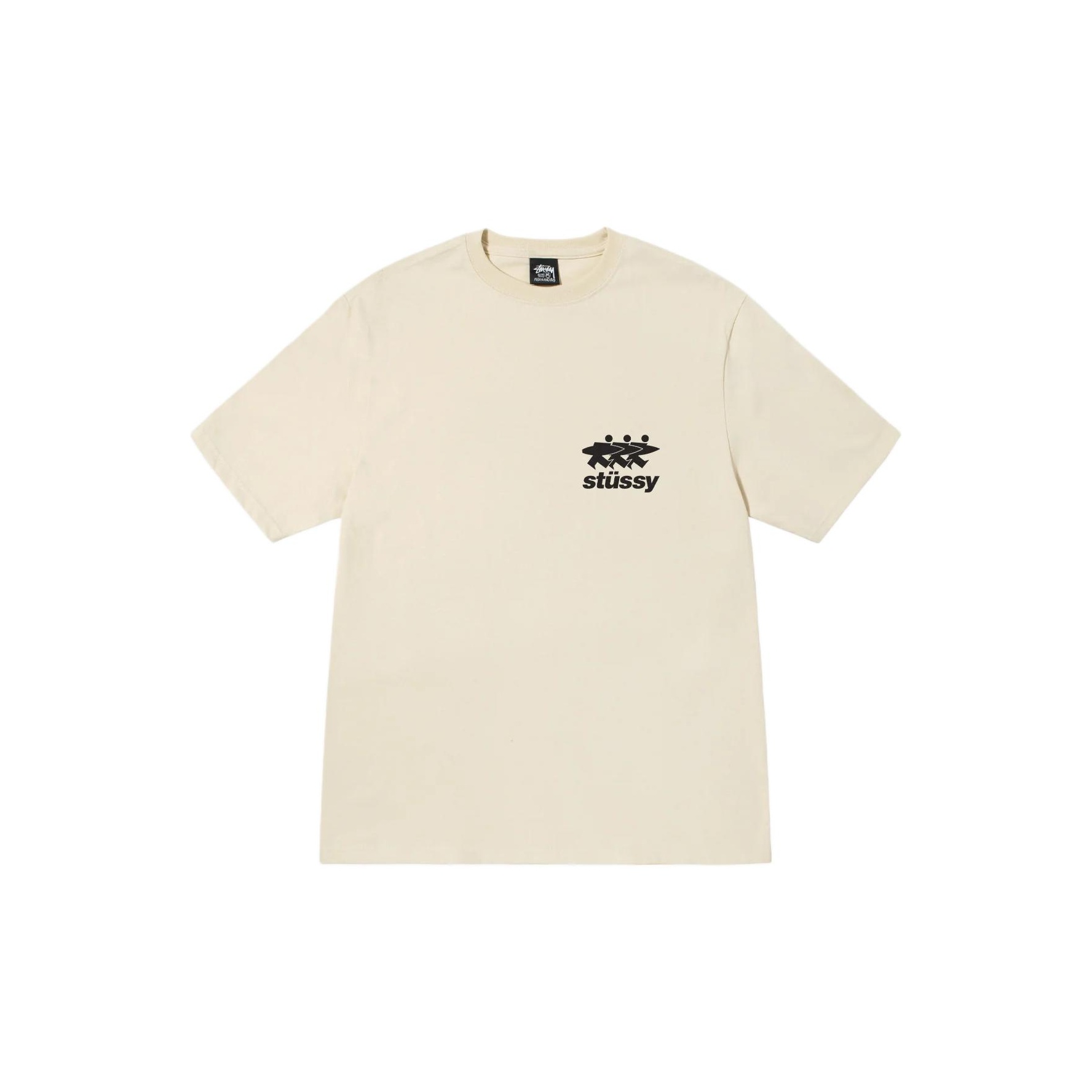 『Stussy』Surfwalk T-Shirt★Oversize★Unisex★White★ Stussy X Cdg Surfman T-shirt Black M - POIZON