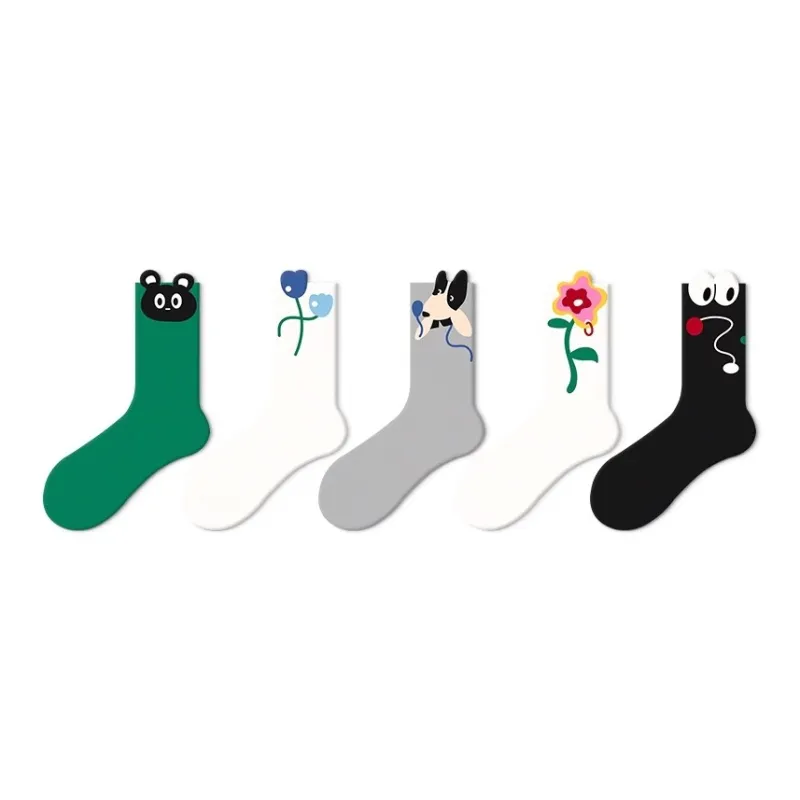 JKN Unisex Mid Calf Socks-11