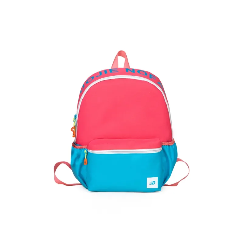 MOK Nylon Backpack Unisex Olive Dark Green/Light Fruit Green/Pink & Light Blue/Black-13