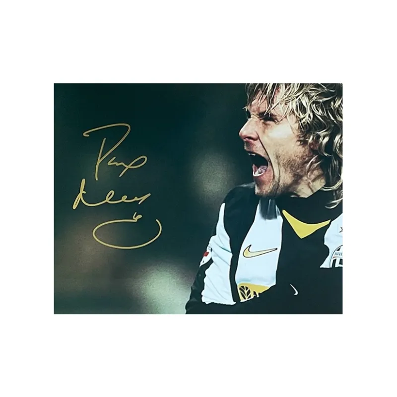 Three For Nederweide Signed In Person Framed Photo Included SA Certificate Juventus Iron Man-4