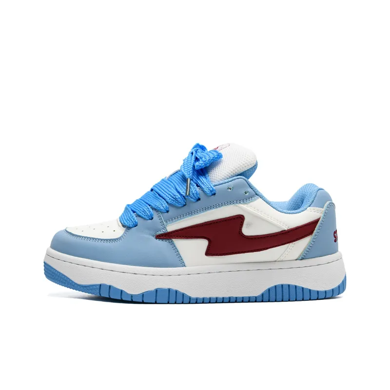 OAOQ Wear-resistant And Lightweight Low-Top Casual Shoes Unisex Light Moon-1