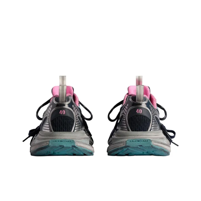 Balenciaga 3XL Low Top Chunky Sneakers Women's Blue Gray-5