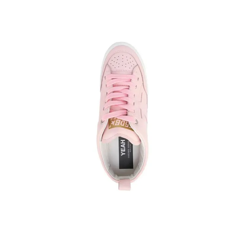Golden Goose Yeah Skateboard Shoes Women's Low Top Pink-4