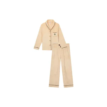 Victoria's Secret Pajama Set Women's Champagne